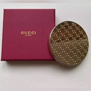 Gucci Mirror VIP Gift Novelty Makeup Mirror & Gucci Monogram Embossed 💝